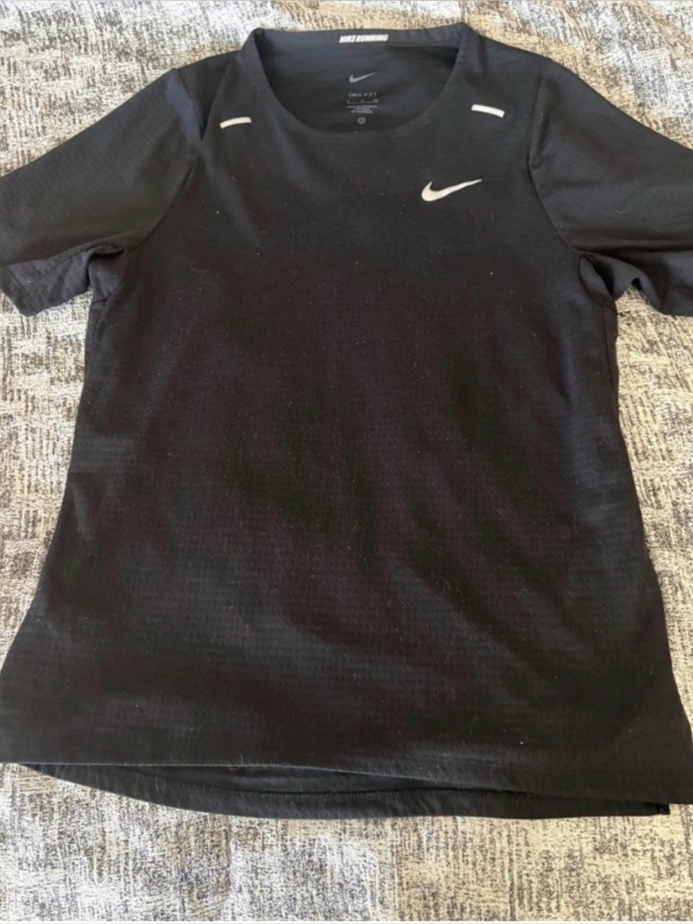 Nike Running Dri-Fit Black Shirt Womens Size Small